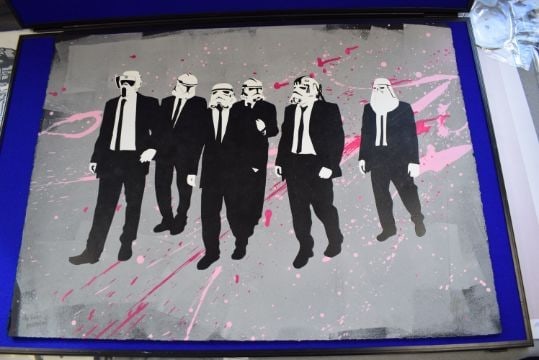 Starwars RYCA (b1981) ‘Reservoir Troopers, Mr Pinks Moment’, Screenprint, Signed, Unique - 2
