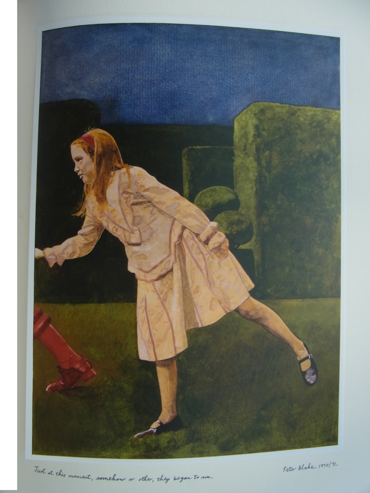 Sir Peter Blake RA Alice Copy of Signed COA (Beatles Sgt Peppers) Limited Edition 500: Title: Sir Peter Blake RA Alice Copy of Signed COA (Beatles Sgt Peppers) Limited Edition 500 Description: Sir Peter Blake RA, friend of David Hockney, perhaps best known for his Alice in Wonderland /