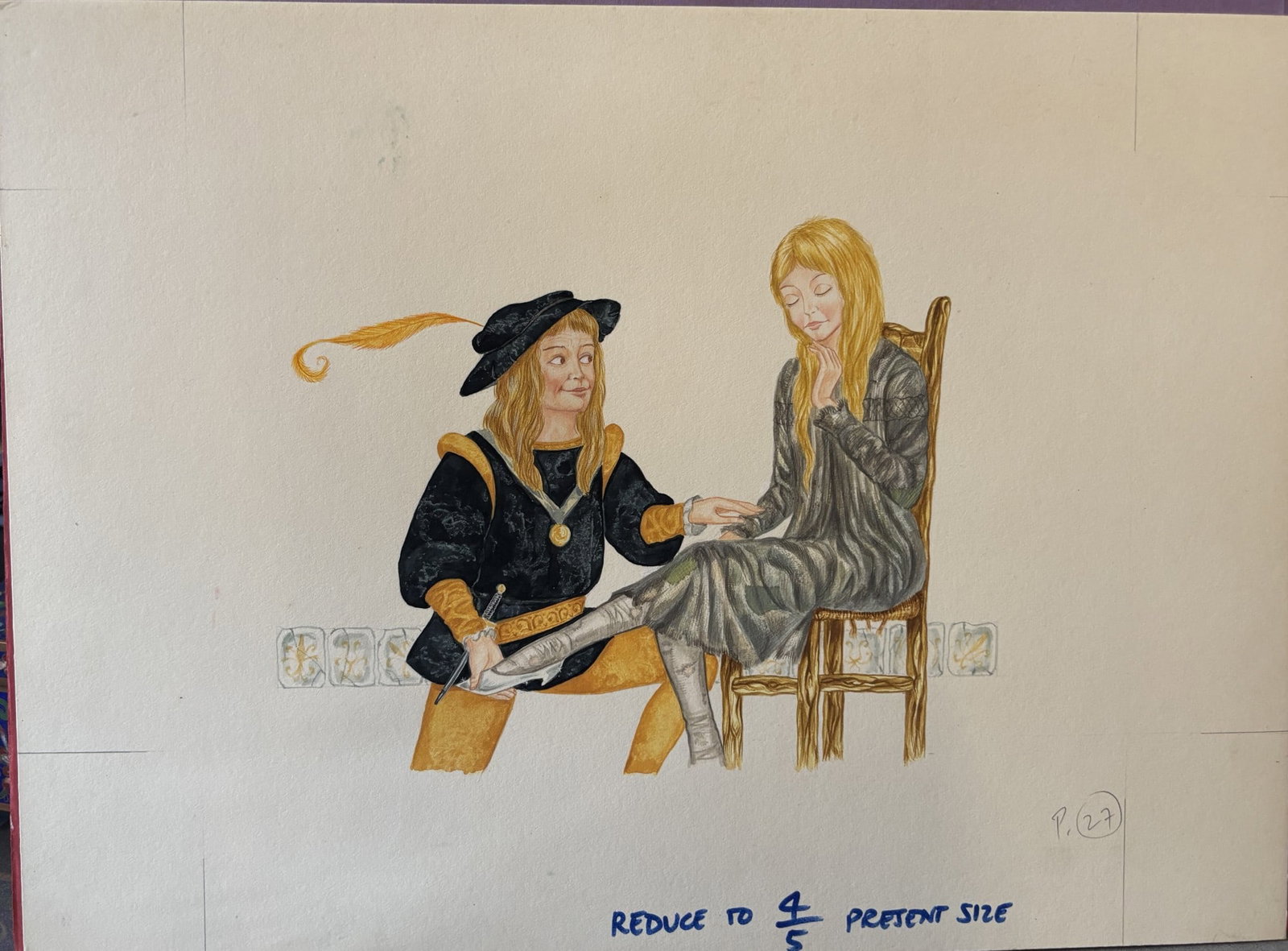 Original Artwork For Cinderella Book 1970's Andrew Skilleter Free Post In UK: Title: Original Artwork For Cinderella Book 1970's Andrew Skilleter Free Post In UK Description: This is the original, hand painted artwork for this vintage classic printed in the 1970's. Each