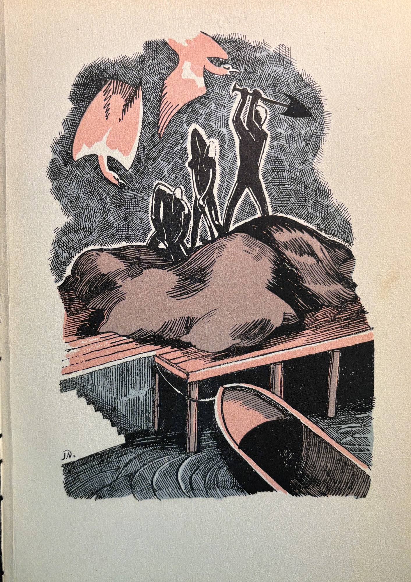 Vintage 1931 Original John Nash Lithograph Free UK Post. Matted: Title: Vintage 1931 Original John Nash Lithograph Free UK Post. Matted Description: This is an original Lithograph, plate signed measuring 23 x 16 cm and comes in professionally cut mount, ready to