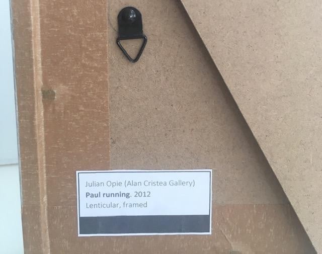 Julian Opie (1958-) Pair of 3D Lenticular Moving Image, In Colours ‘Paul Running’ & R - 11