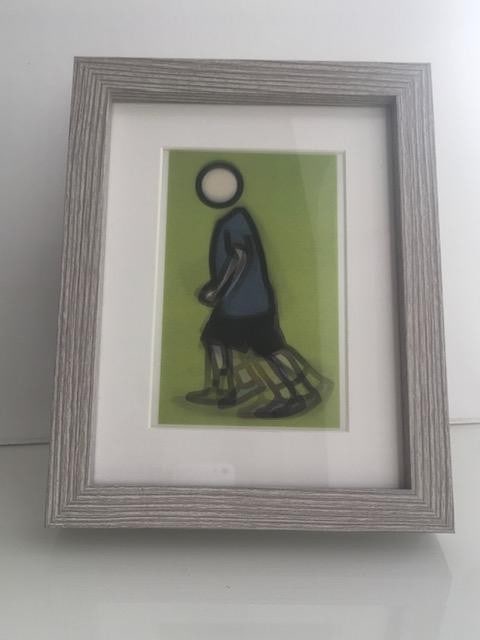 Julian Opie (1958-) Pair of 3D Lenticular Moving Image, In Colours ‘Paul Running’ & R - 5