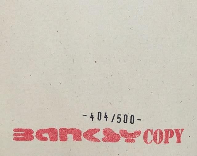 Banksy (b1974) ‘Pulp Fiction’ Screenprint, Editioned /500, Original West Country Prince, - 3