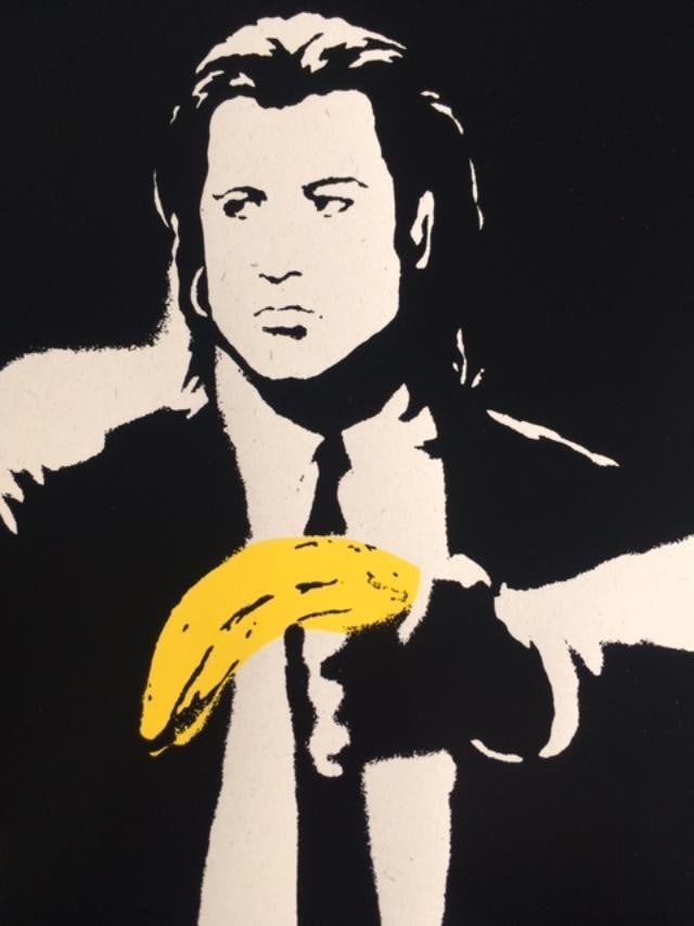 Banksy (b1974) ‘Pulp Fiction’ Screenprint, Editioned /500, Original West Country Prince, - 5