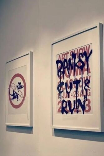 Banksy (b.1974) Authorised ‘Cut & Run - 25 Years Card Labour’, Exhibition, Glasgow GOMA  - 11