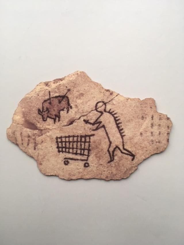 Banksy (b 1974) Peckham Rock ‘Shopping Trolly's' Cork Postcard, British Museum With Provenace, - 2