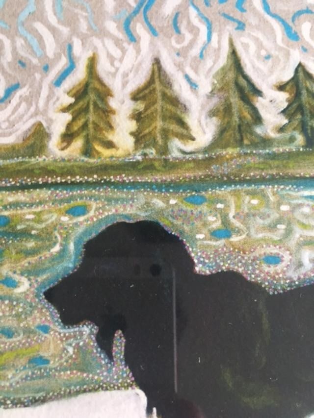 Billy Childish(b1959)'Dog Sleigh' Signed, Editioned, Pigment Print, Framed, 2013 - 4