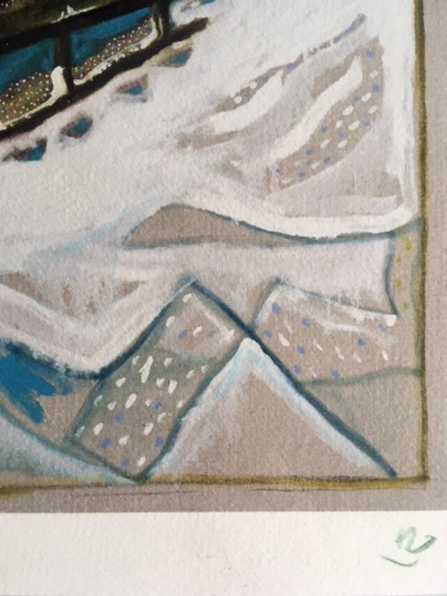 Billy Childish(b1959)'Dog Sleigh' Signed, Editioned, Pigment Print, Framed, 2013 - 6