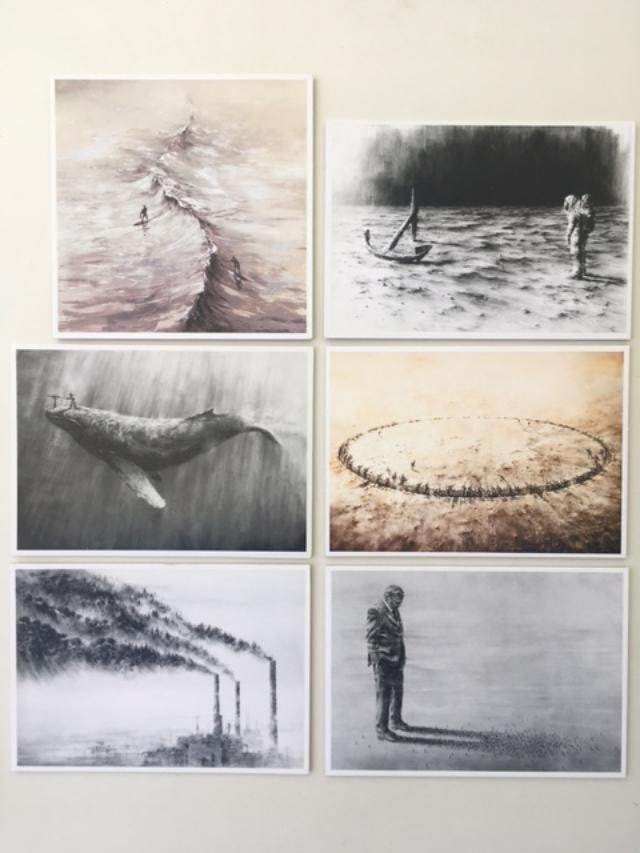 Pejac (b1977) Full Set of Miniprints Based On Original Screen Prints, Dated, Official Numbers: Title: Pejac (b1977) Full Set of Miniprints Based On Original Screen Prints, Dated, Official Numbers Description: Pejac (b1977) Full Set of Miniprints based on Original screen prints, dated,