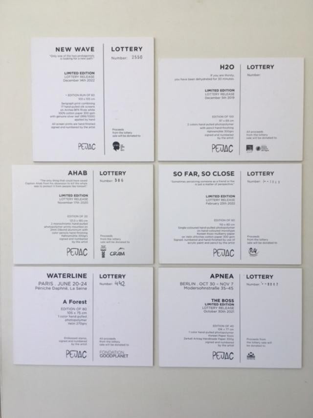 Pejac (b1977) Full Set of Miniprints Based On Original Screen Prints, Dated, Official Numbers - 2
