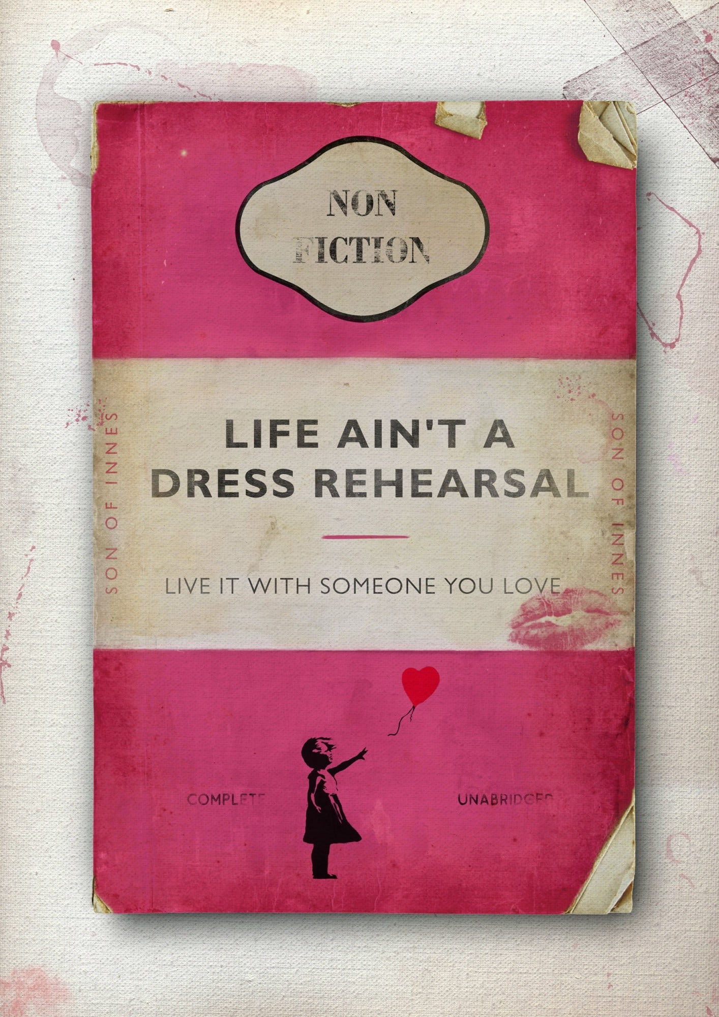 Son of Innes (b 1977) ‘Life Ain’t A Dress Rehearsal’, Penguin Classics, Giclé (1 of 5)