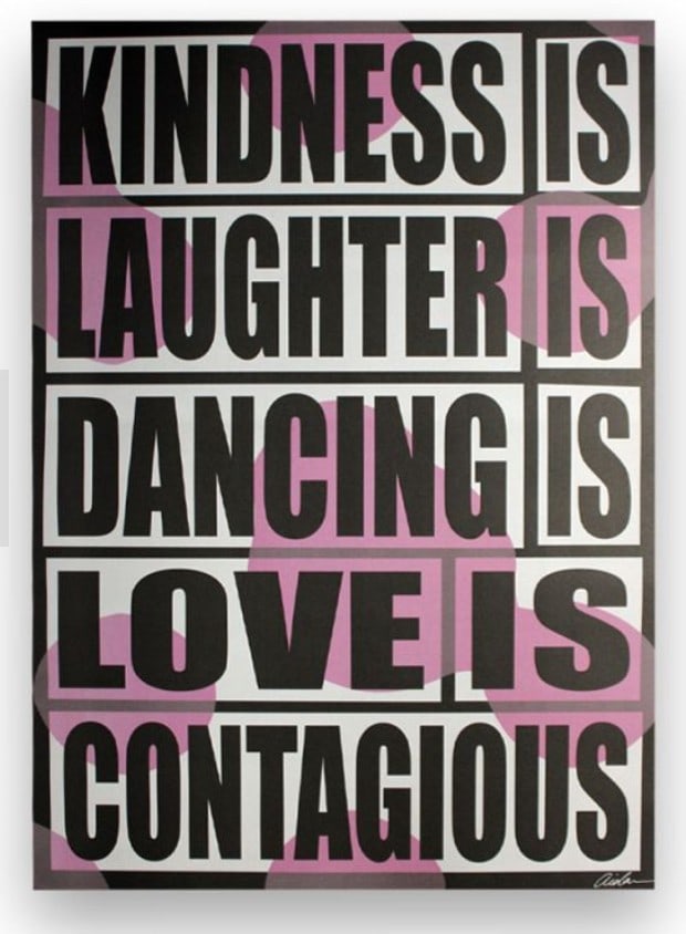 Aida Wilde, Love Is Contagious: Title: Aida Wilde, Love Is Contagious Description: Aida Wilde, love is contagious, signed limited edition of 320 ( inc studio copies) 70 x 50 cm UK Post £15 Condition: New Delivery