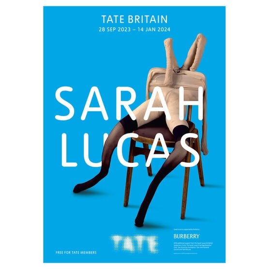 Sarah Lucas (b 1962) Offset Lithograph of (Bunny, 1997) At Happy Gas Exhibition, Discontinued, 20... (1 of 4)