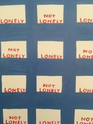 David Shrigley OBE (b 1968) ‘Happy Dogs’, Four Humorous Wall Hangings, Animal Thoughts,  - 6