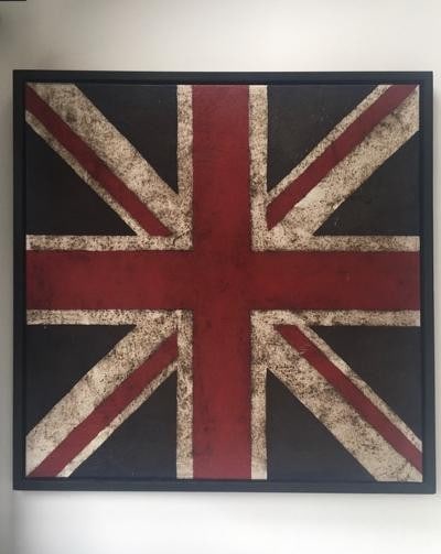 British School (20th Century) Pride of Britain ‘Union Jack’, Oil On Canvas, Statement, F - 10