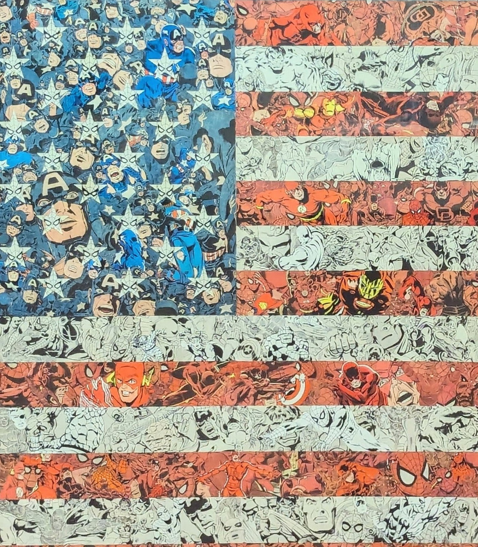 Ben Turnbull (b.1974), ‘Marvel Patriots, 24 Colour Giclee Print, Signed, Editioned, 2018 - 4