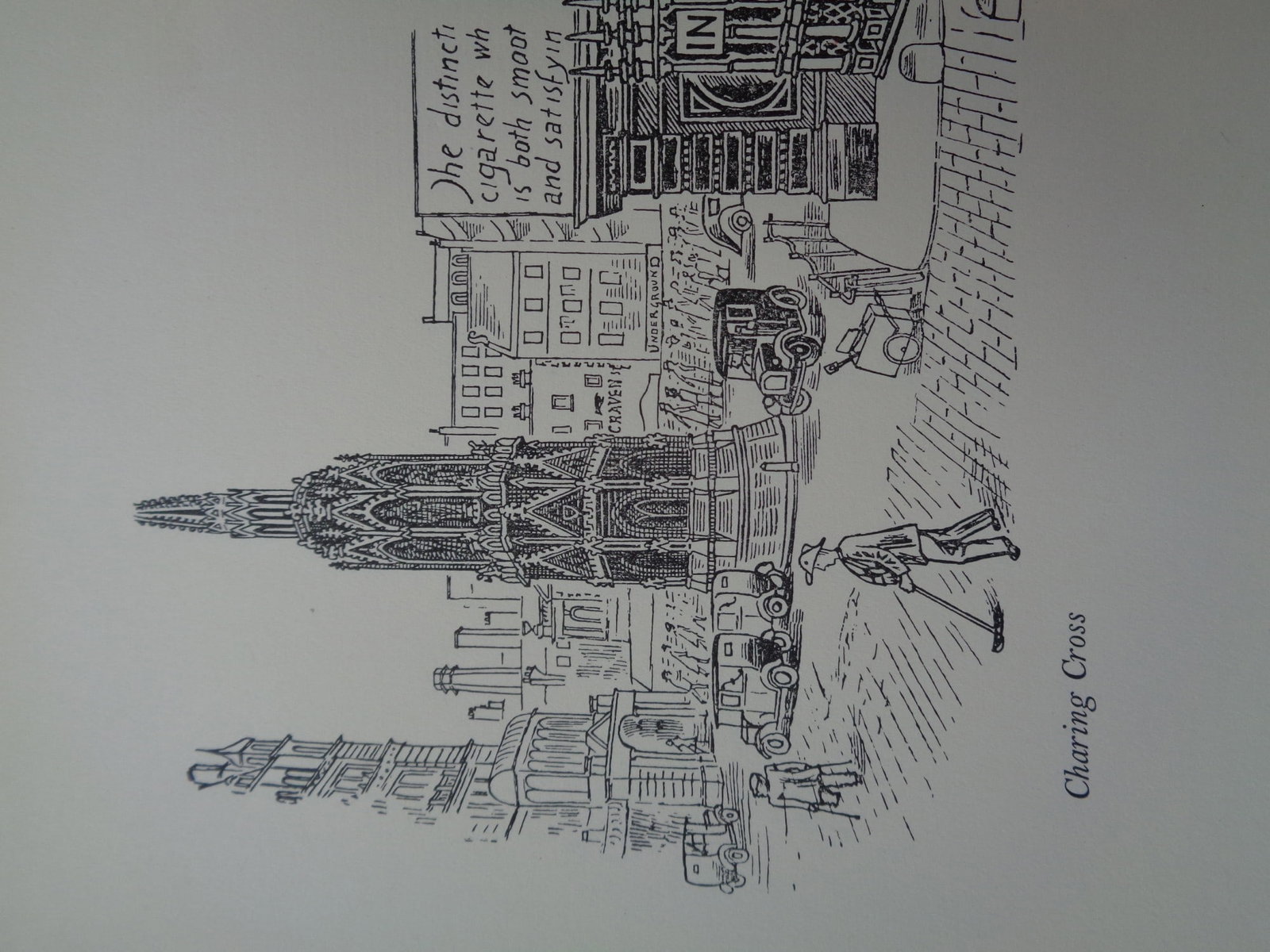 Edward Bawden CBE RA Original Vintage Historic Lithograph of London Historic Charing Cross: Title: Edward Bawden CBE RA Original Vintage Historic Lithograph of London Historic Charing Cross Description: This Vintage (1949) historic original Lithograph ( ie nothing printed on the back) was