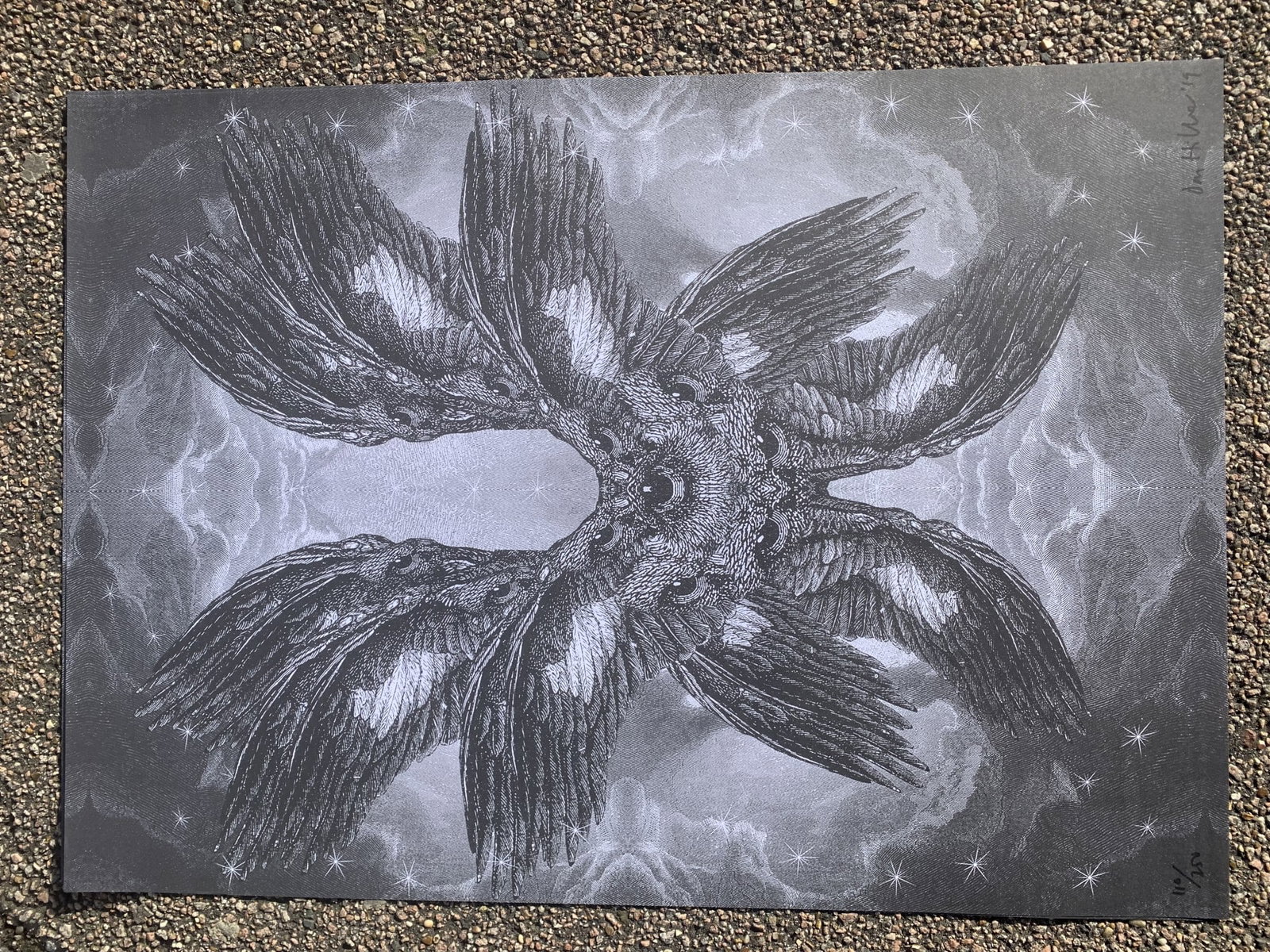 Dan Hillier Signed Limited Edition x/250 Free Post UK: Title: Dan Hillier Signed Limited Edition x/250 Free Post UK Description: Created as a Signed Limited Edition (250 No artist proofs) 70 x 50 cm, so easy to frame as a standard size - not