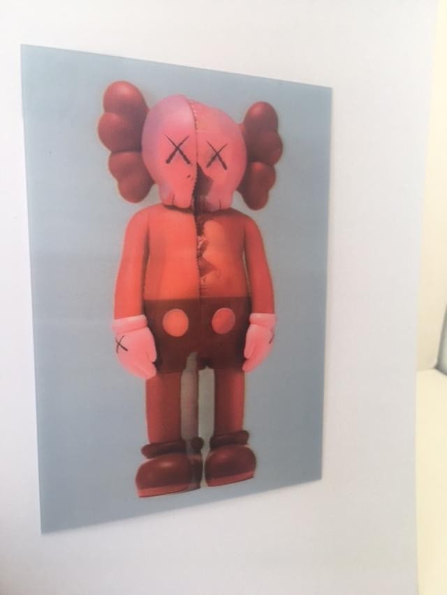 Kaws (b.1974) Import, 3D Lenticular Image Flayed Companion In Blush, Exhibition At NGV, Framed, 2... - 11