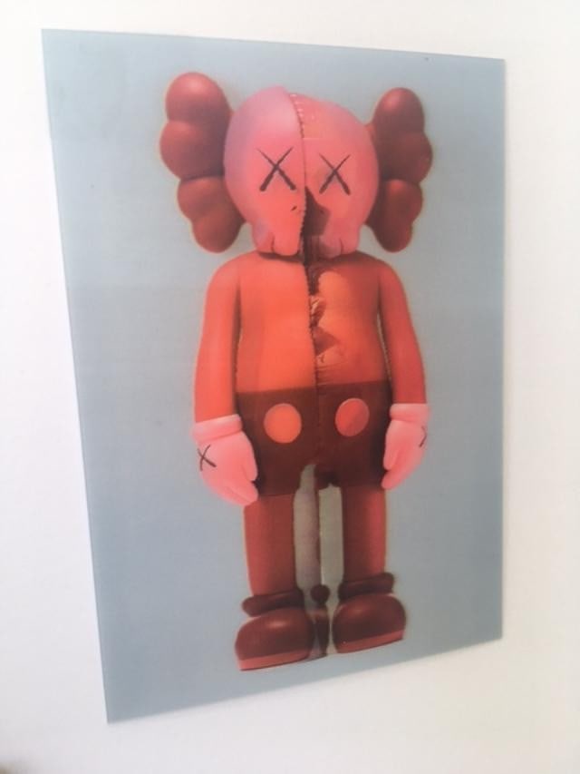 Kaws (b.1974) Import, 3D Lenticular Image Flayed Companion In Blush, Exhibition At NGV, Framed, 2... - 13