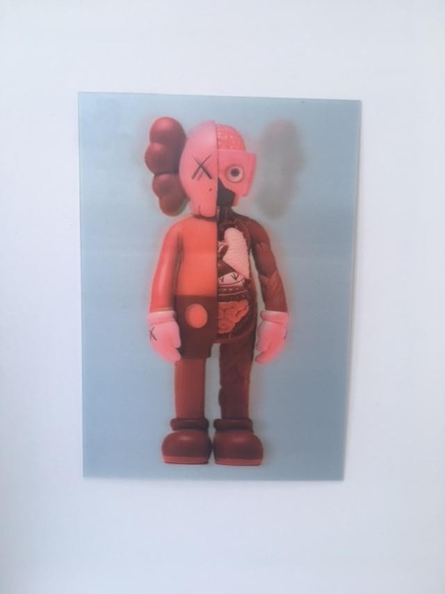 Kaws (b.1974) Import, 3D Lenticular Image Flayed Companion In Blush, Exhibition At NGV, Framed, 2... - 17