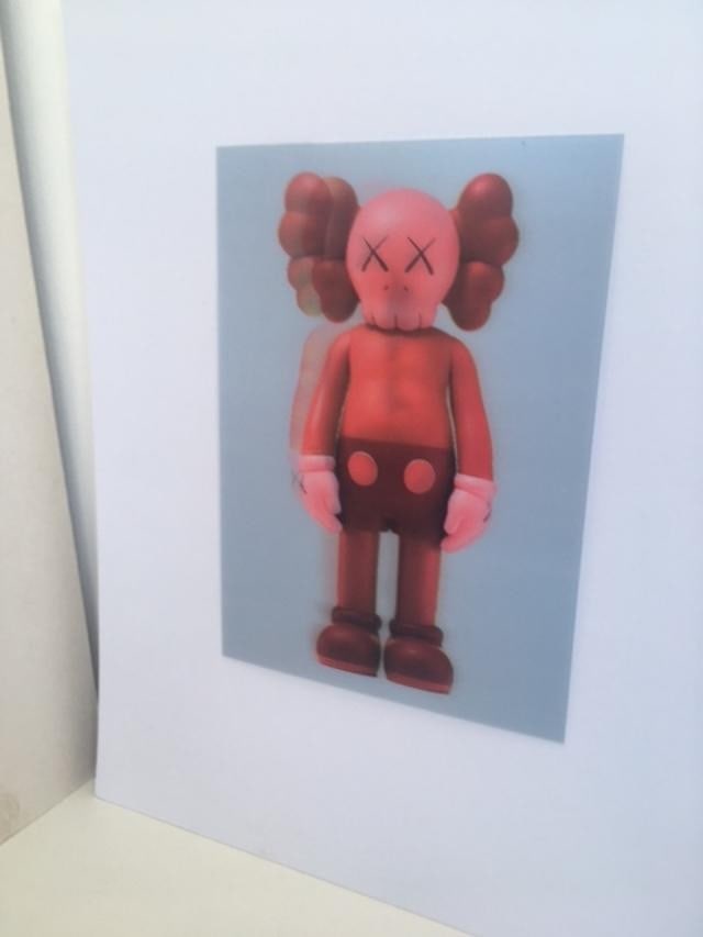 Kaws (b.1974) Import, 3D Lenticular Image Flayed Companion In Blush, Exhibition At NGV, Framed, 2... - 18