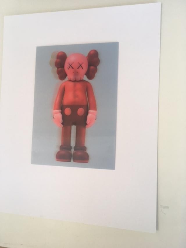 Kaws (b.1974) Import, 3D Lenticular Image Flayed Companion In Blush, Exhibition At NGV, Framed, 2... - 20