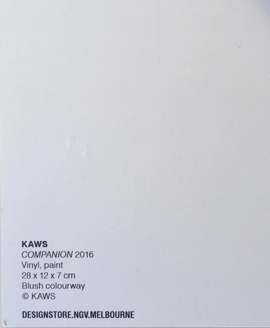 Kaws (b.1974) Import, 3D Lenticular Image Flayed Companion In Blush, Exhibition At NGV, Framed, 2... - 3