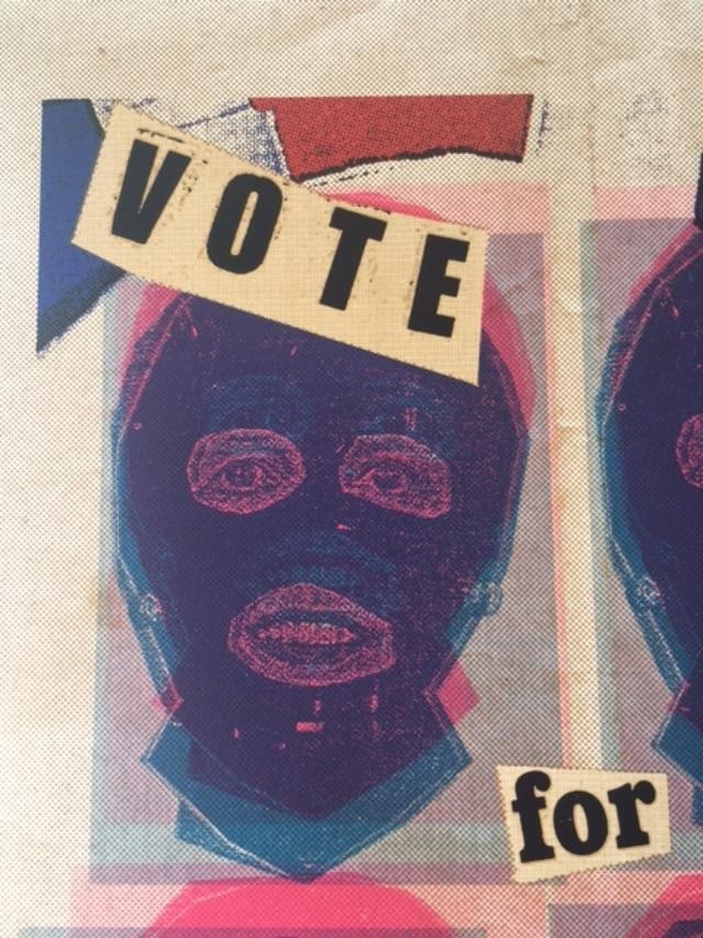 Jamie Reid (1947-2023) 'Vote For Light', Titled, Screenprint, Signed, Editioned, Framed, 1987 - 2
