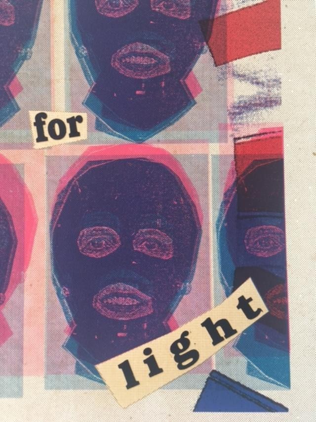 Jamie Reid (1947-2023) 'Vote For Light', Titled, Screenprint, Signed, Editioned, Framed, 1987 - 3