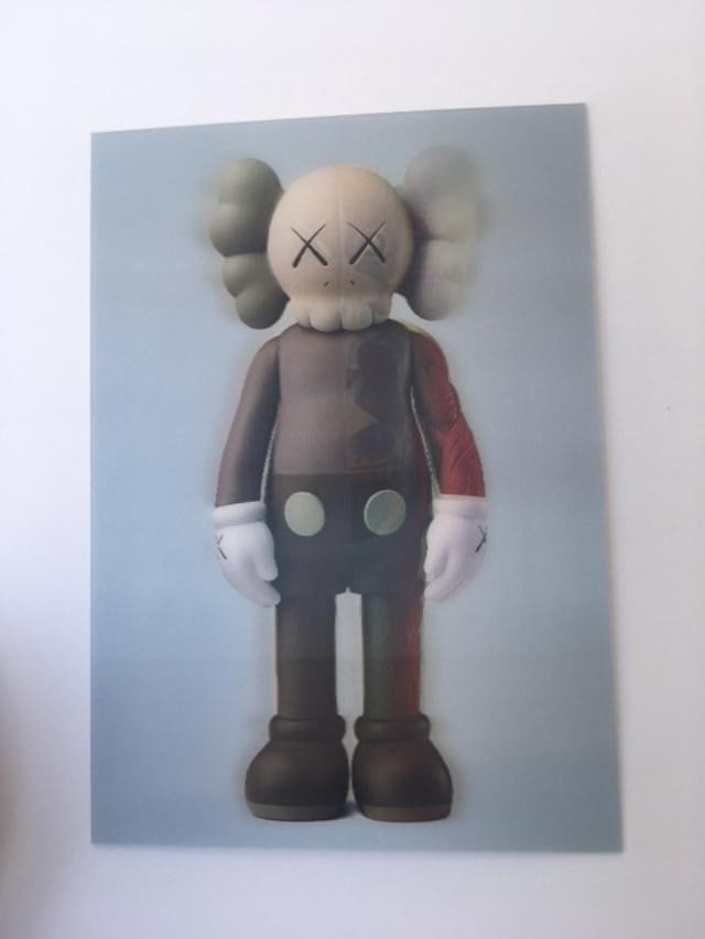 Kaws (b.1974) Import, 3D Lenticular Image Flayed Companion In Brown, Exhibition At NGV, Framed, 2... - 13