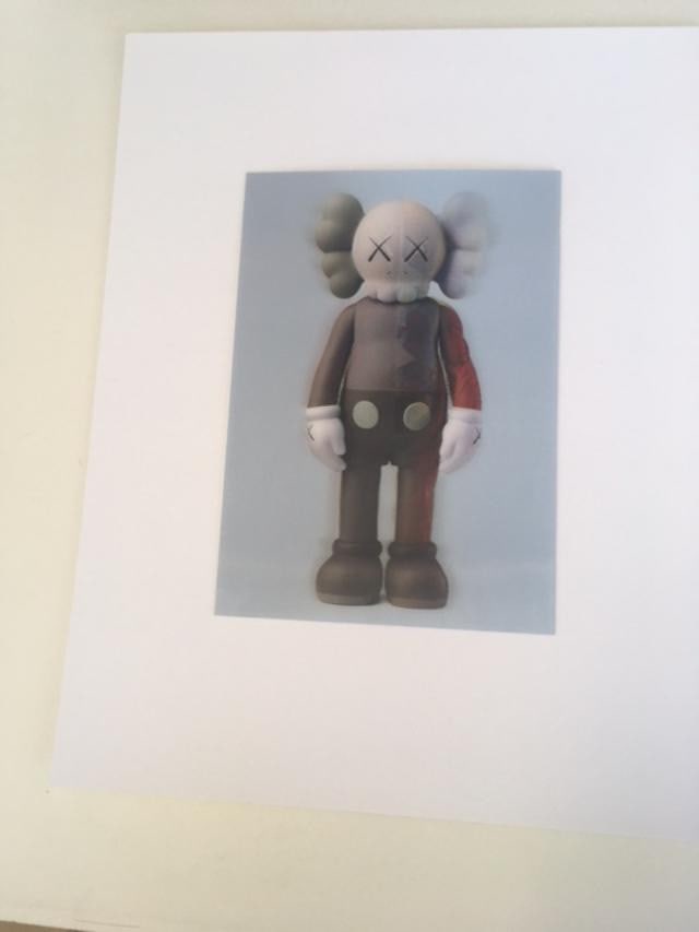 Kaws (b.1974) Import, 3D Lenticular Image Flayed Companion In Brown, Exhibition At NGV, Framed, 2... - 6