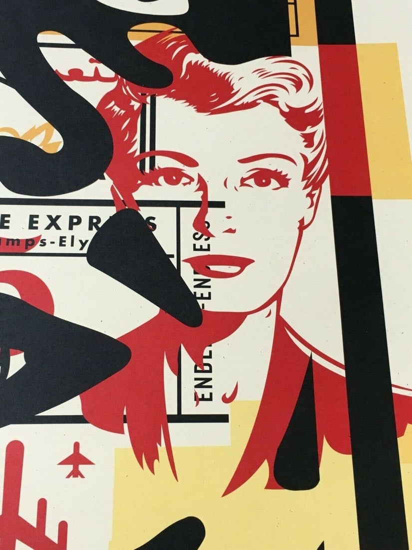 Shepard Fairey (b 1970) Rare Complete 'Andre' Face, Tryptich, Sold Out, Signed, Dated, 2016 - 7
