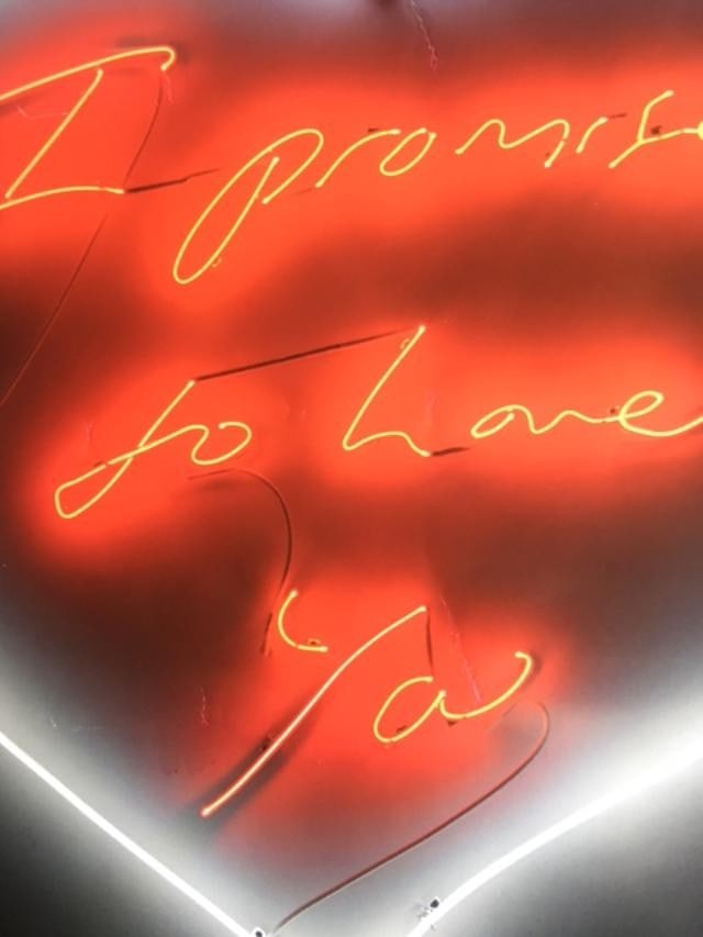 Tracey Emin (b1963) "I Promise To Love You", Exhibition Lithograph, Framed, 2014: Title: Tracey Emin (b1963) "I Promise To Love You", Exhibition Lithograph, Framed, 2014 Description: Tracey Emin (b1963) "I Promise To Love You", Exhibition Lithograph, framed, 2014 Description