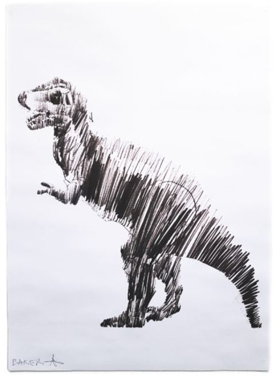 Charming Baker, Christmasaurus Rex: Title: Charming Baker, Christmasaurus Rex Description: Charming Baker, Christmasaurus Rex, signed limited edition of 320 ( inc studio copies) 70 x 50 cm, UK POST £15 Condition: New Delivery