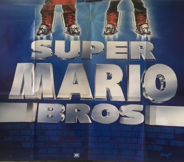 Super Mario Bros (1993) 3 Sheet Movie Film Poster, EMI - 3