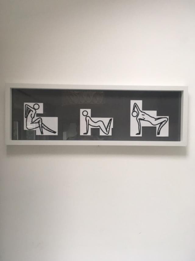 Julian Opie (1958-) ‘This Is Shahnoza’ In 3 Parts, Wooden Maquettes, Framed, 2008 - 3