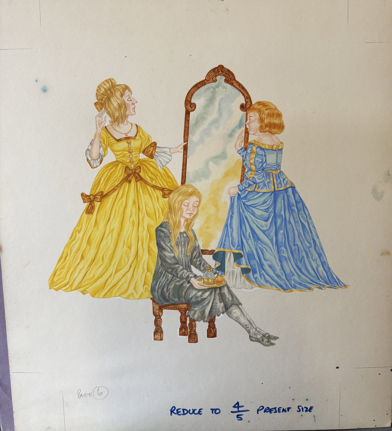 Original Artwork For Cinderella Book 1970's Andrew Skilleter Free Post In UK: Title: Original Artwork For Cinderella Book 1970's Andrew Skilleter Free Post In UK Description: This is the original, hand painted artwork for this vintage classic printed in the 1970's. Each