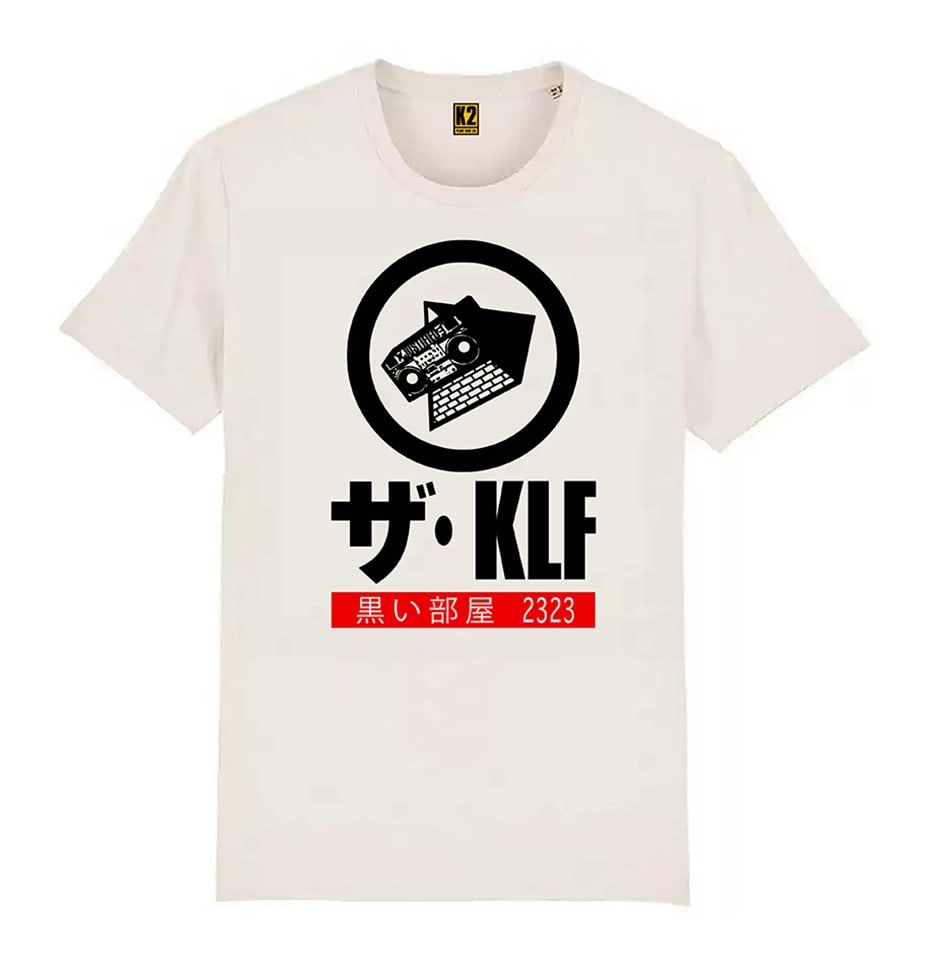The KLF Official Exploitation Bootleg T-shirt, White With Black, Grey, Red, By Black Room 2323, 2...: Title: The KLF Official Exploitation Bootleg T-shirt, White With Black, Grey, Red, By Black Room 2323, 2026 Description: The KLF Official Exploitation Bootleg T-shirt, from Black Room 2323, 2026