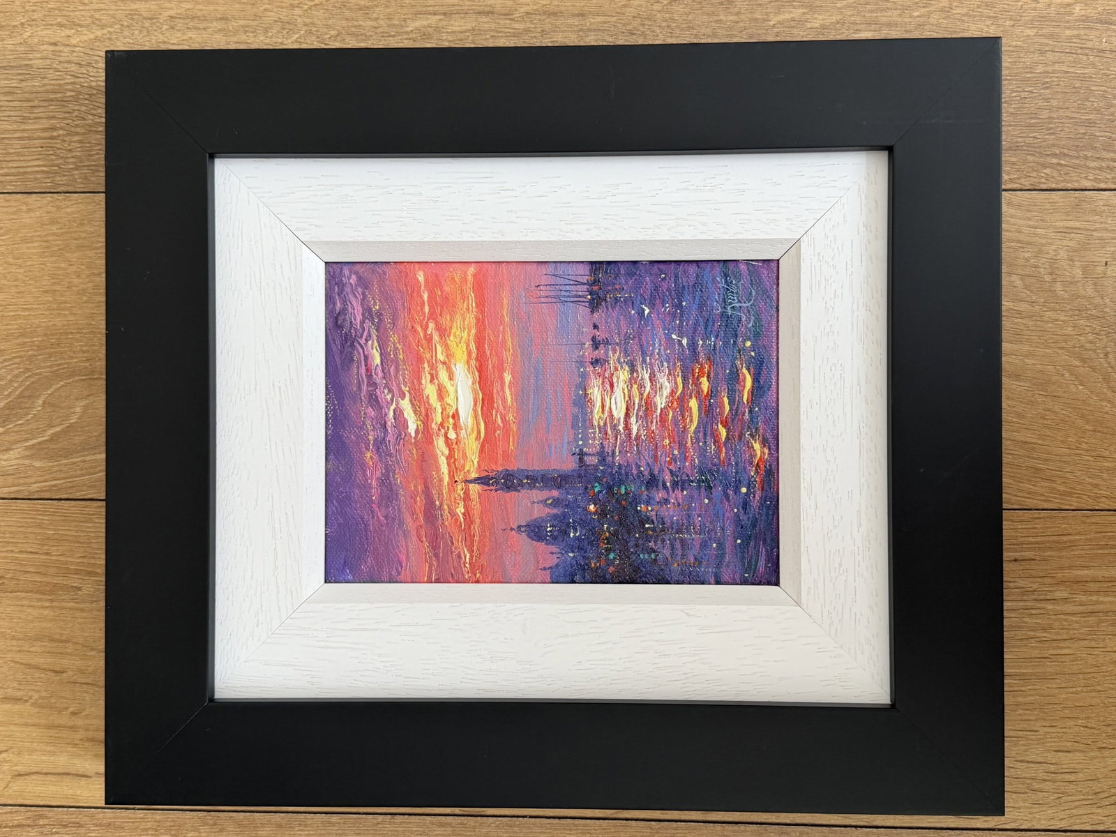 'Evening Sparkle Venice' Original Oil On Canvas By Andrew Grant Kurtis (1 of 10)