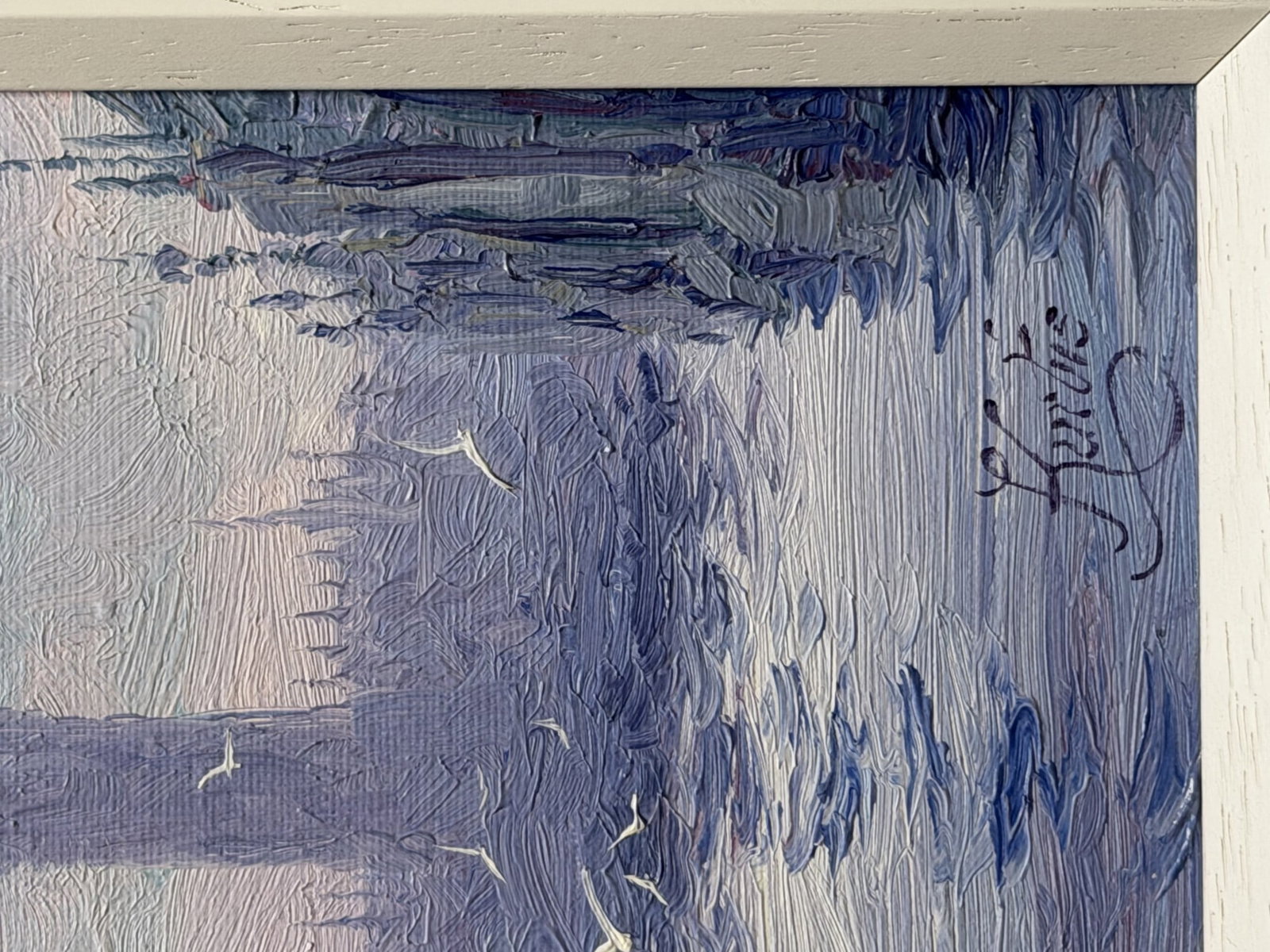 'Morning Haze The Thames 2' Original Oil On Canvas By Andrew Grant Kurtis - 4
