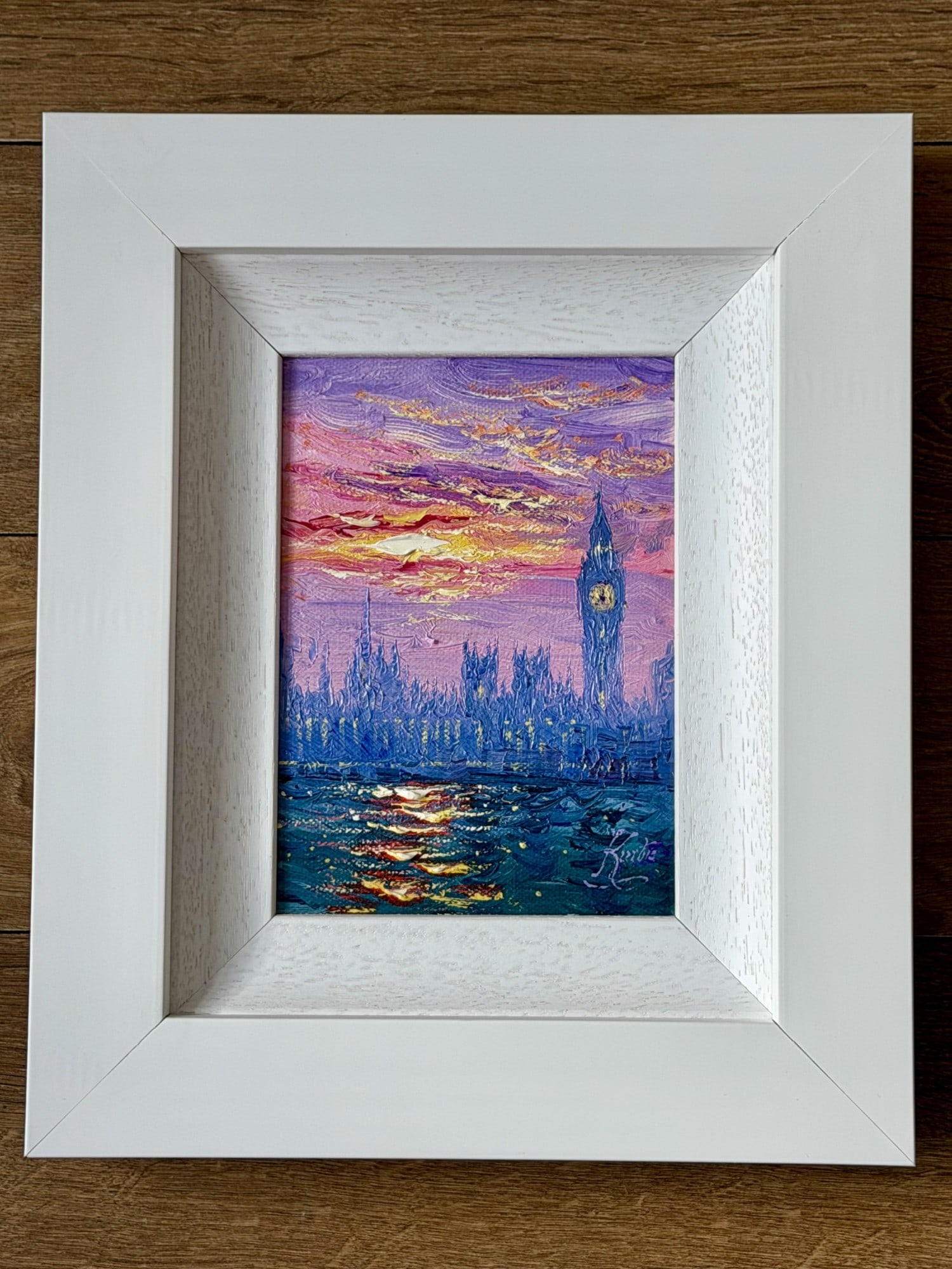 'Westminster Sparkle London' Original Oil Painting By Andrew Grant Curtis. Oil On Canvas (1 of 7)