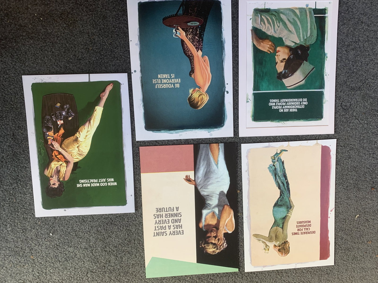 The Connor Brothers Set of 5 Museum Postcards Ideal For Framing: Title: The Connor Brothers Set of 5 Museum Postcards Ideal For Framing Description: The Connor Brothers, a set of the collectable Postcards created for museum shows. Ideal for framing, A5