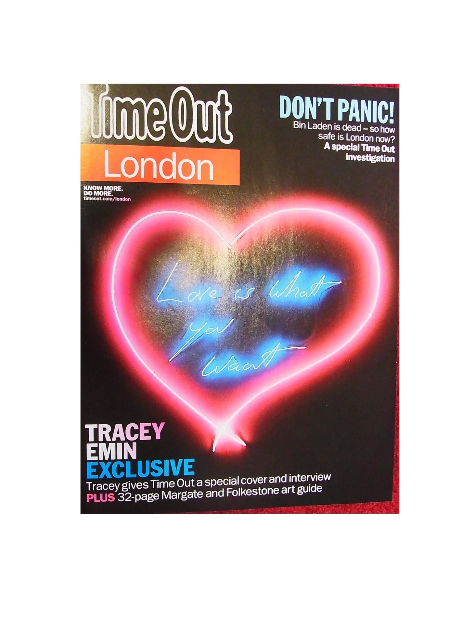 Tracey Emin Time Out Print Limited Edition Only 500 Free Post UK: Title: Tracey Emin Time Out Print Limited Edition Only 500 Free Post UK Description: Tracey Emin unsigned “ Love is What You Want” A Limited edition (500