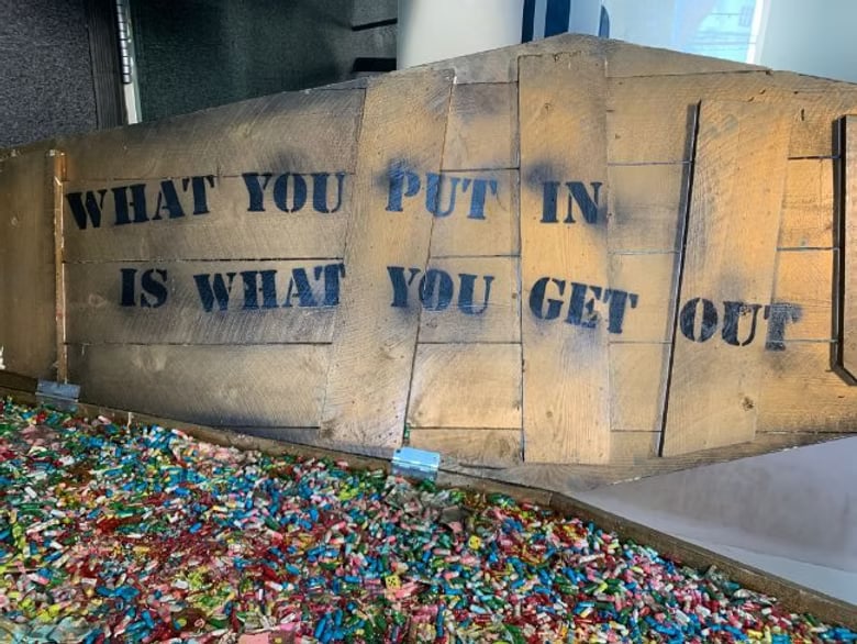 Title: You get out what you put in Description: Maximilian Wiedemann "You get out what you put in, - 13