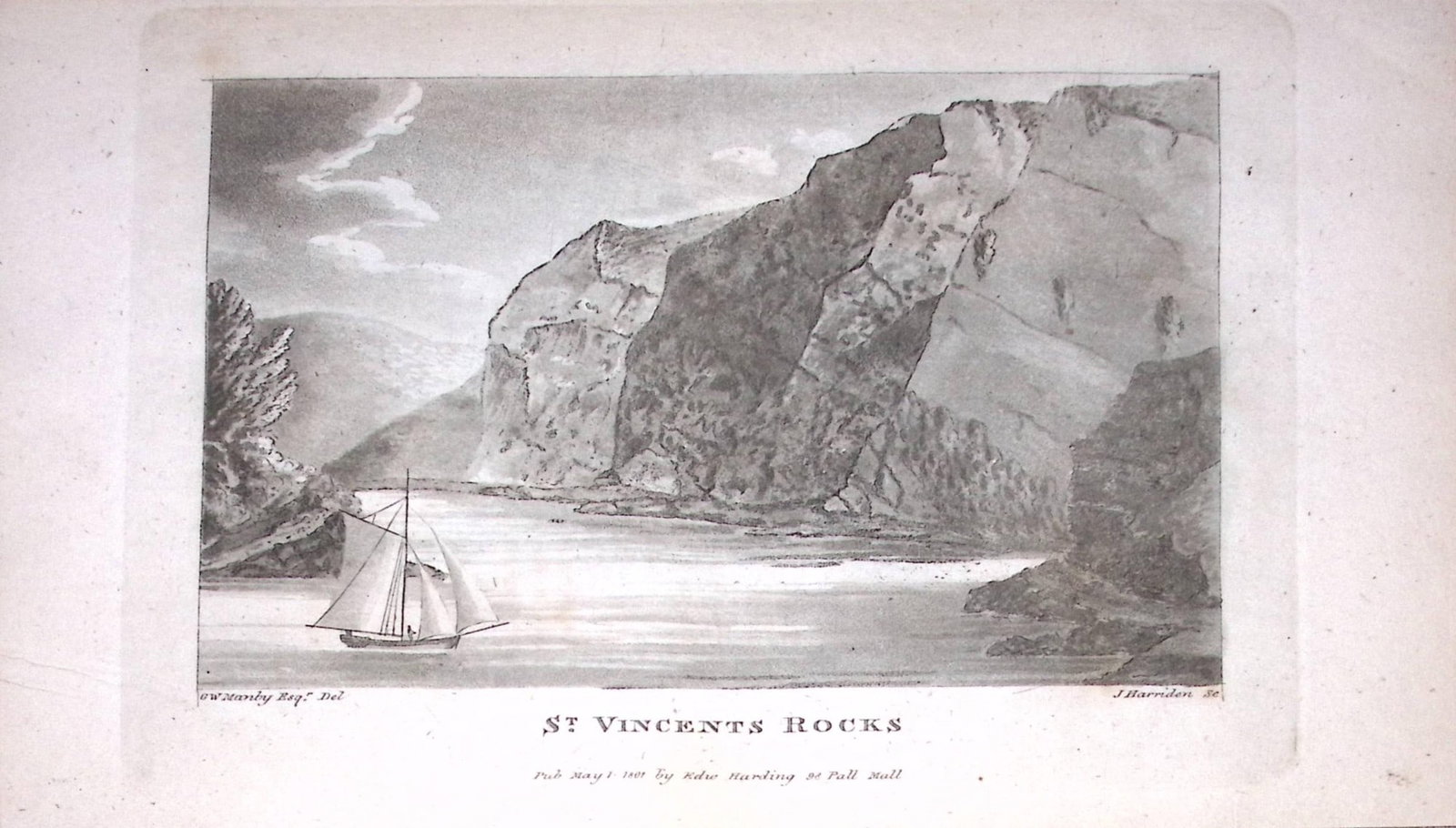 St Vincent’s Rock 224 Years-Old Historic and Picturesque Clifton Bristol Print-10.: Title: St Vincent’s Rock 224 Years-Old Historic and Picturesque Clifton Bristol Print-10. Description: This 224 Years-Old Engraved Plate Has Been Removed from an Antique Edition of.