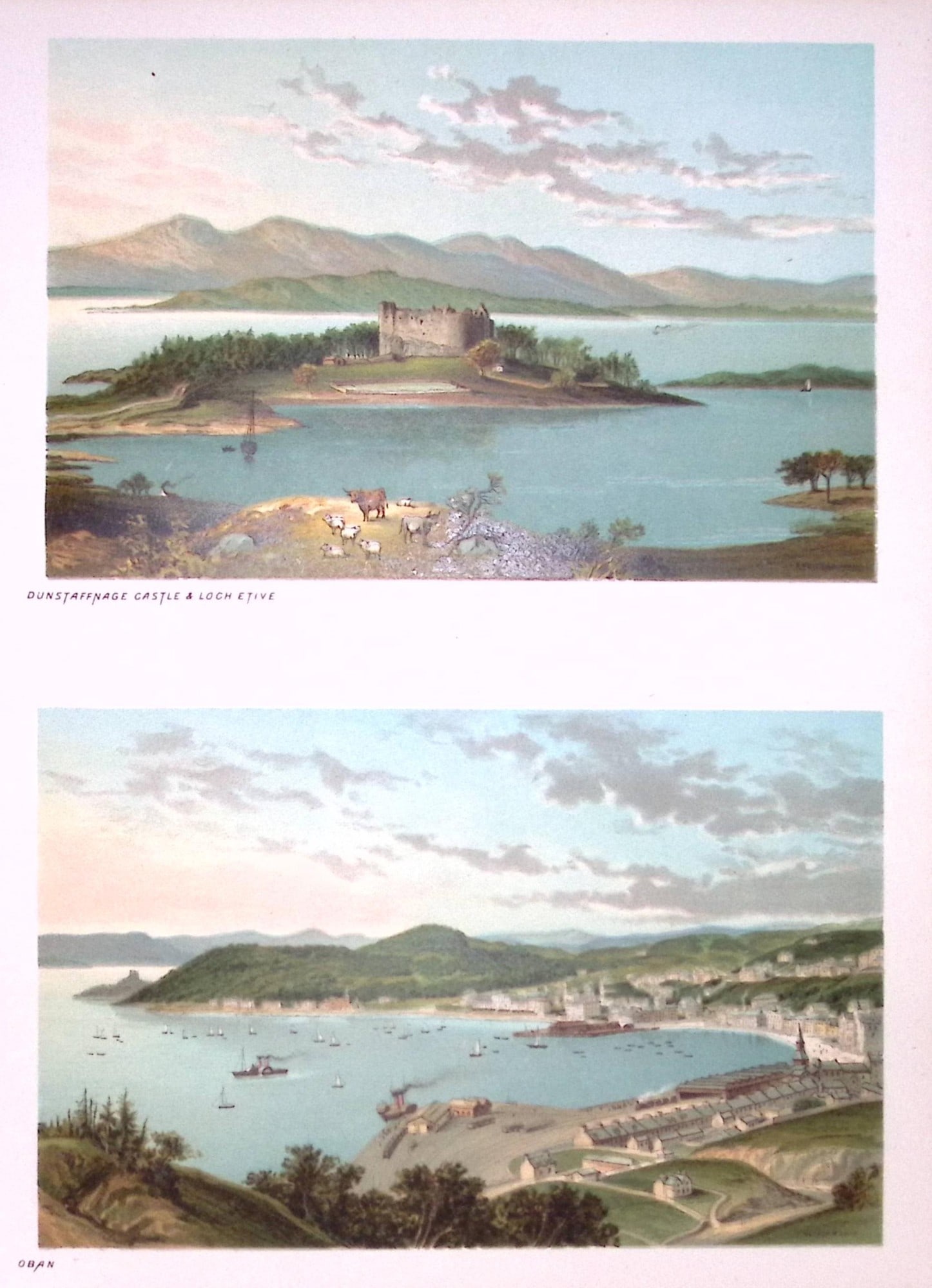 Scotland Oban & Dunstaffnage Castle & Loch 1889 Antique Print-62: Title: Scotland Oban & Dunstaffnage Castle & Loch 1889 Antique Print-62 Description: This Antique Illustration Has Been Removed from a First Edition of. Souvenir Of Scotland. Citi
