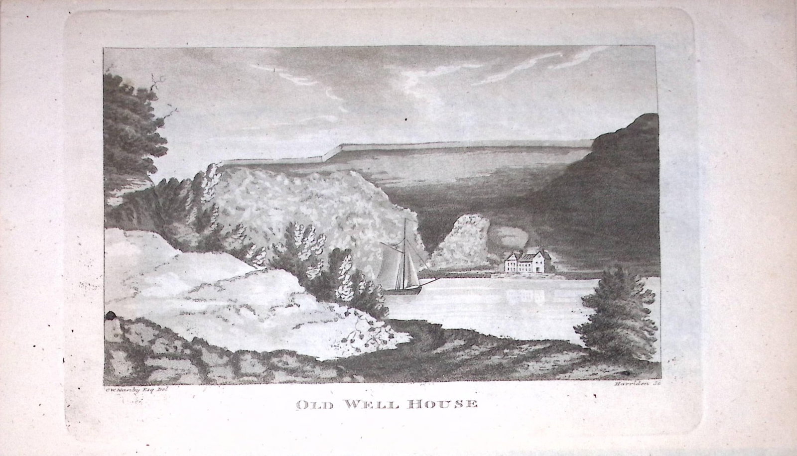 Old Well House 224 Years-Old Historic and Picturesque Clifton Bristol Print-8.: Title: Old Well House 224 Years-Old Historic and Picturesque Clifton Bristol Print-8. Description: This 224 Years-Old Engraved Plate Has Been Removed from an Antique Edition of. Fugitive