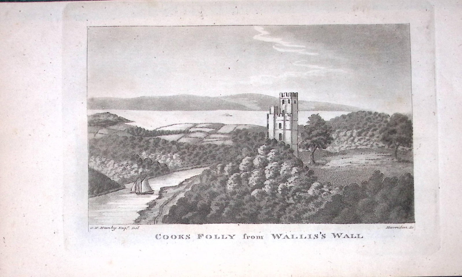 Cooks Folly 224 Years-Old Historic and Picturesque Clifton Bristol Print-6.: Title: Cooks Folly 224 Years-Old Historic and Picturesque Clifton Bristol Print-6. Description: This 224 Years-Old Engraved Plate Has Been Removed from an Antique Edition of. Fugitive Sketches