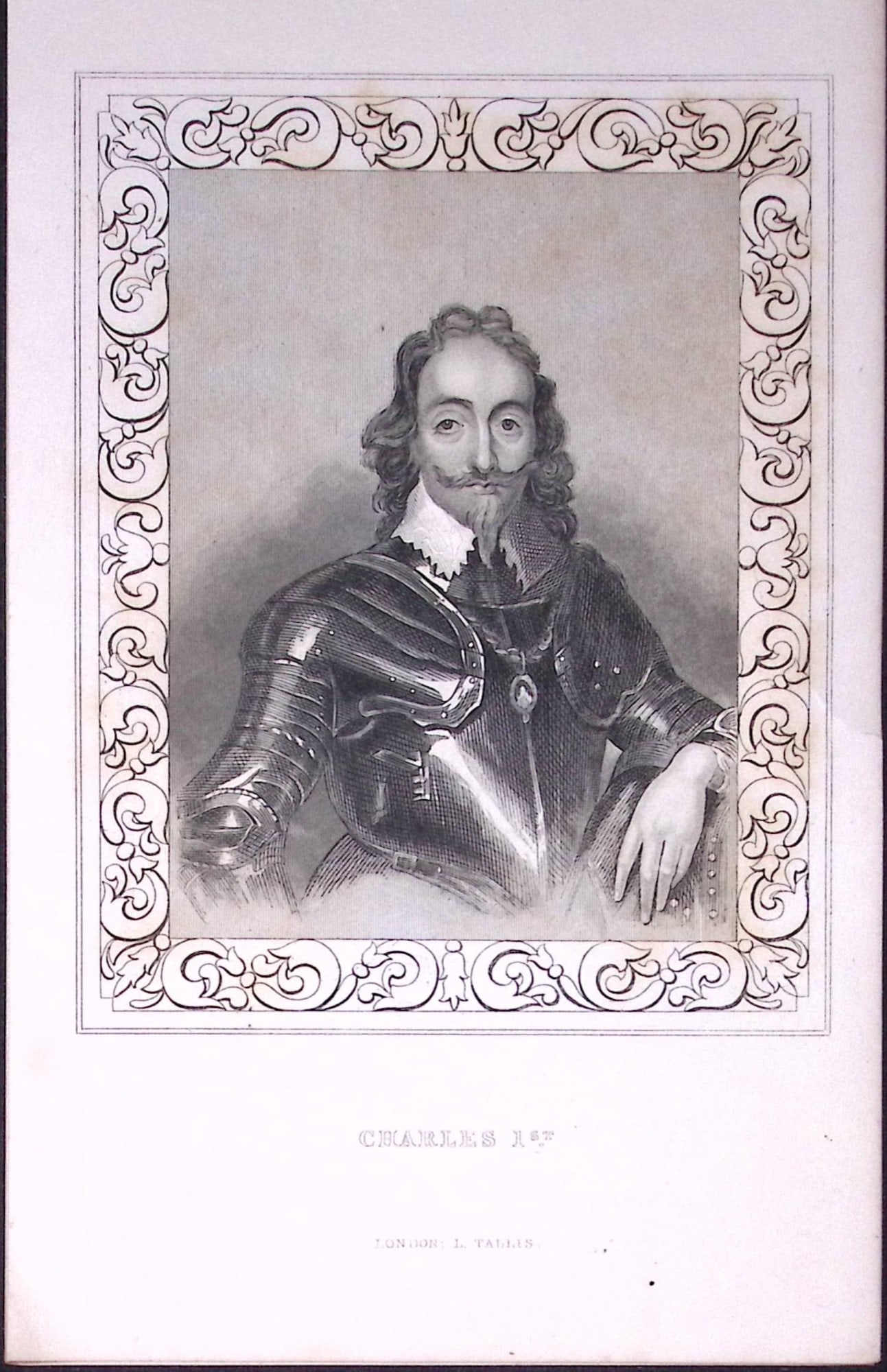 King Charles I Portrait Antique 180 Years-Old Copper Plate Print-108: Title: King Charles I Portrait Antique 180 Years-Old Copper Plate Print-108 Description: This Antique Copper Plate Engraving Has Been Removed from an Antique Edition of. Thomas Dugdale Curiosit